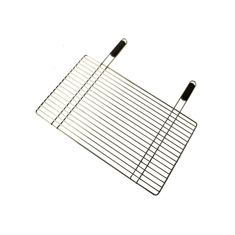 Grille pour barbecue en acier chromé 40 x 68 cm