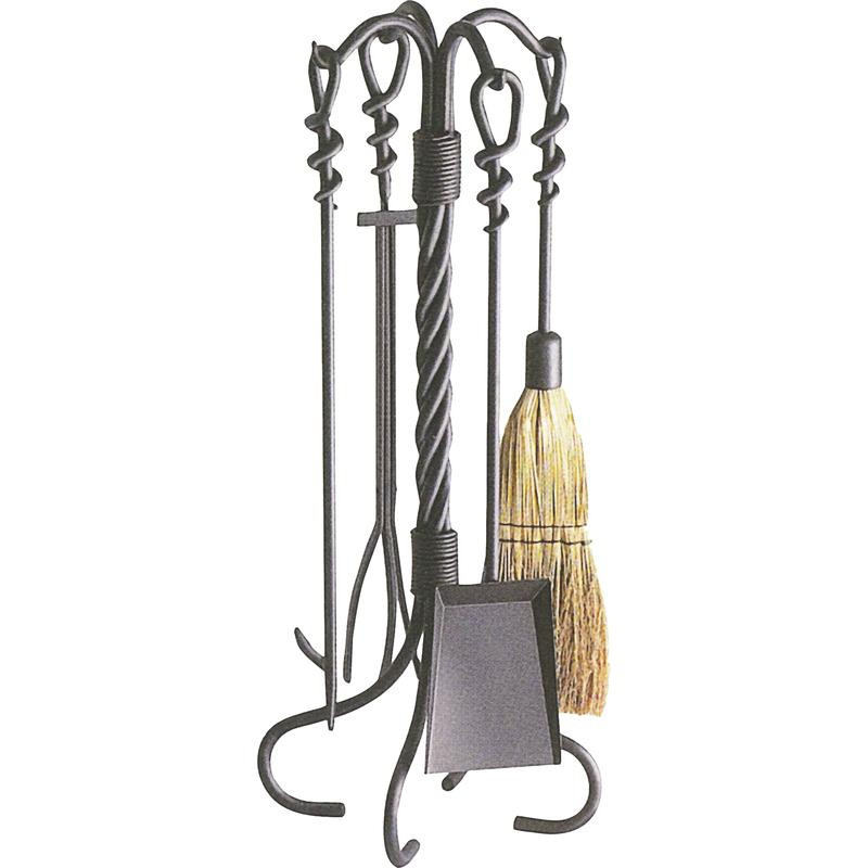 ▷ Acheter Set de 4 outils de cheminée Maiol en or noir