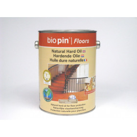 Huile dure teintée brune pour hydrofuger bois intérieur Biopin | 2,5L soit ~33m²