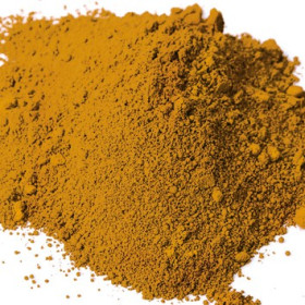 Pigment minéral jaune 72 (ox. fer) - pot de 385 ml (240 g) - Houillères de Cruéjouls