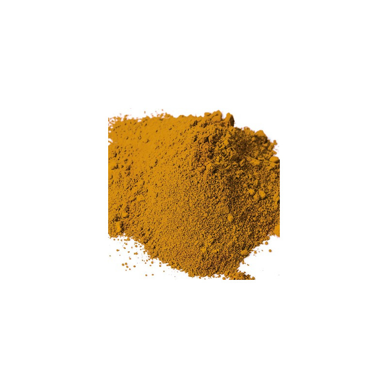 Pigment minéral jaune 72 (ox. fer) - pot de 385 ml (240 g) - Houillères de Cruéjouls