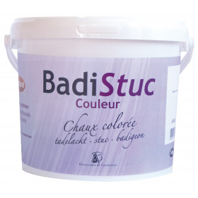 Badistuc blanc teintable pour badigeons & enduit stuc - seau de 5 kg - Houillères de Cruéjouls | Seau de 5Kg