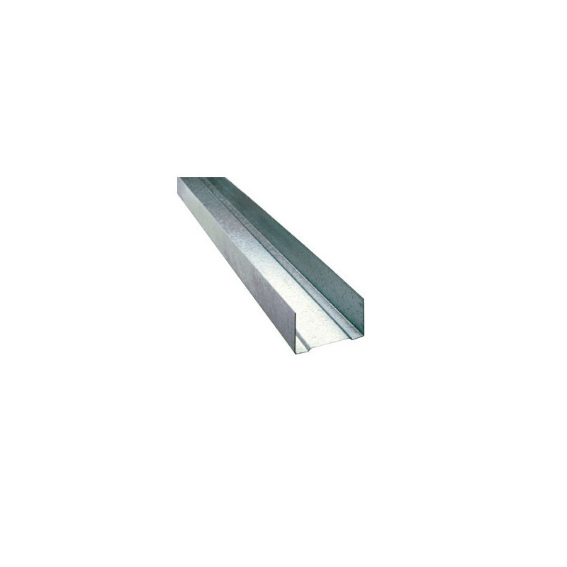 ▷  Rail type U Ep.100mm Long : 3m au meilleur prix -  Ossatures métaliques